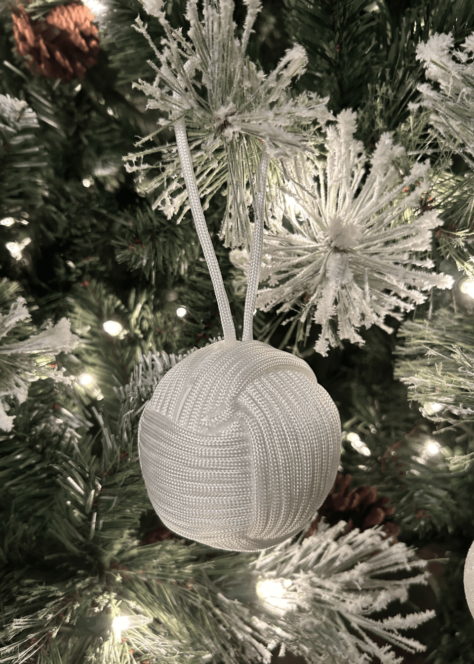 Volleyball Rope Christmas Ornament